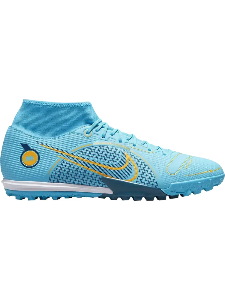 Кроссовки Nike Mercurial Superfly 8 Academy TF 'Chlorine Blue' — изображение 1 из 1, синий