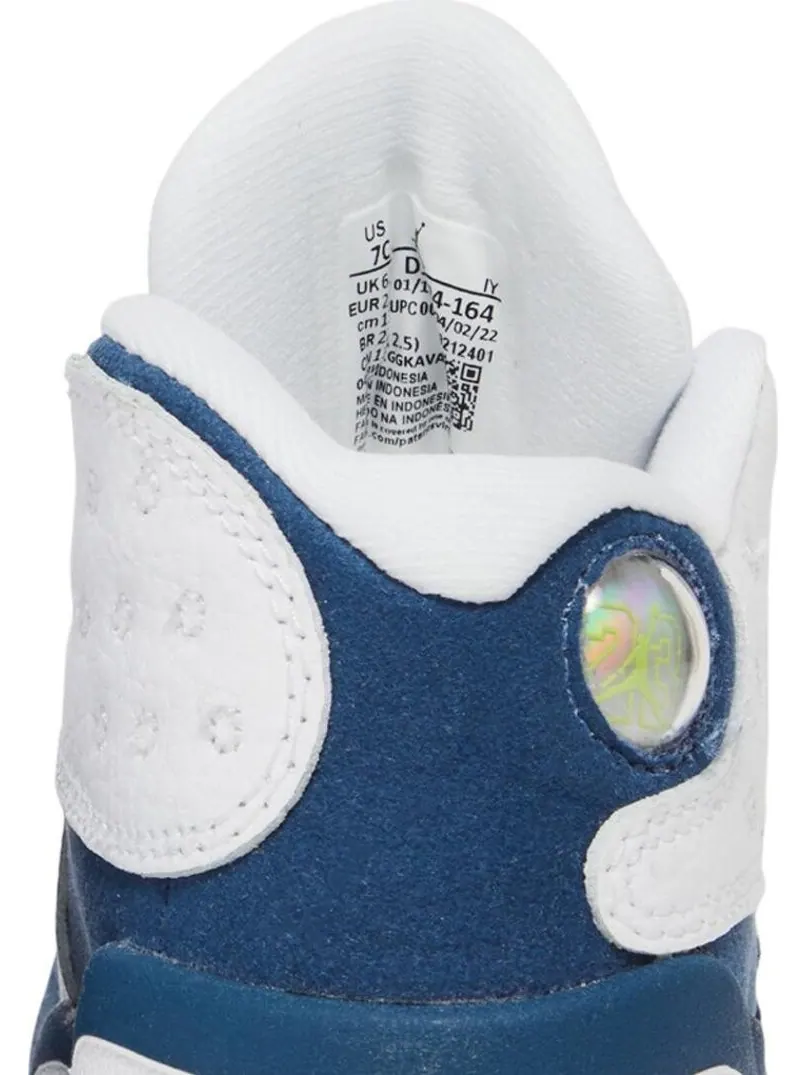 Кроссовки Air Jordan 13 Retro TD French Blue — изображение 7 из 8, белый