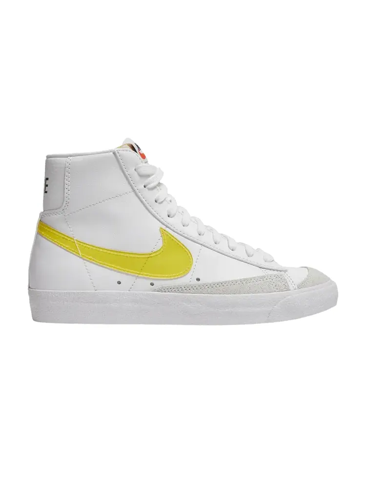 Кроссовки Nike Wmns Blazer Mid '77 Essential 'White Opti Yellow' — изображение 1 из 9