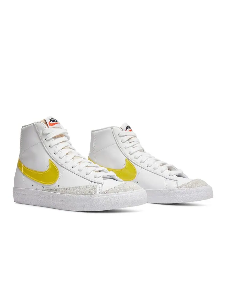 Кроссовки Nike Wmns Blazer Mid '77 Essential 'White Opti Yellow' — изображение 9 из 9