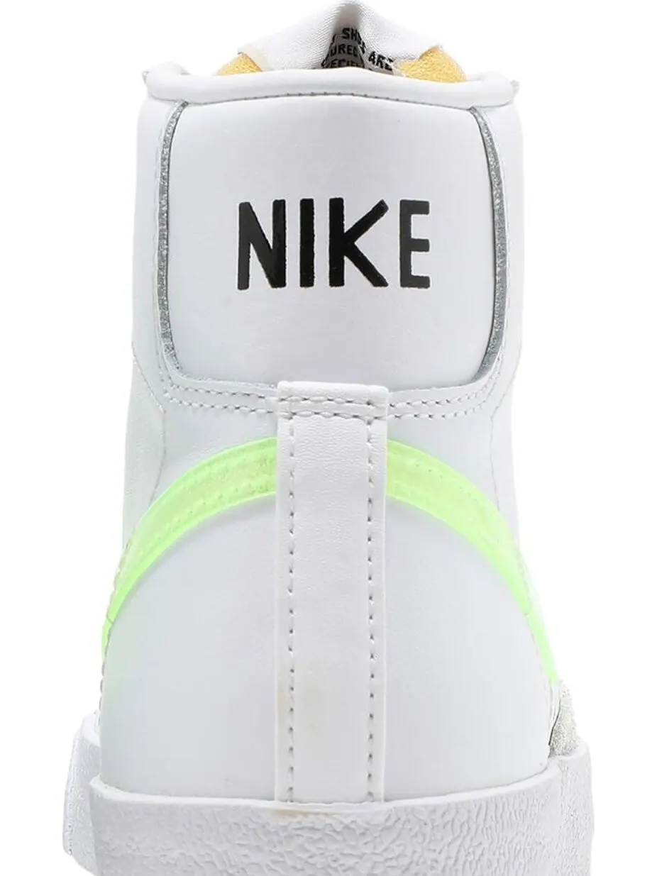Кроссовки Nike Wmns Blazer Mid '77 Essential 'White Volt' — изображение 7 из 8, белый
