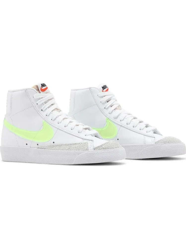 Кроссовки Nike Wmns Blazer Mid '77 Essential 'White Volt' — изображение 8 из 8, белый