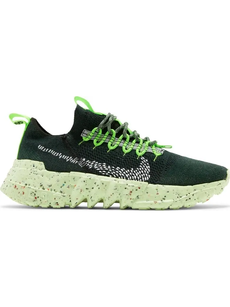 Кроссовки Nike Space Hippie 01 'Carbon Green' — изображение 1 из 8, зеленый