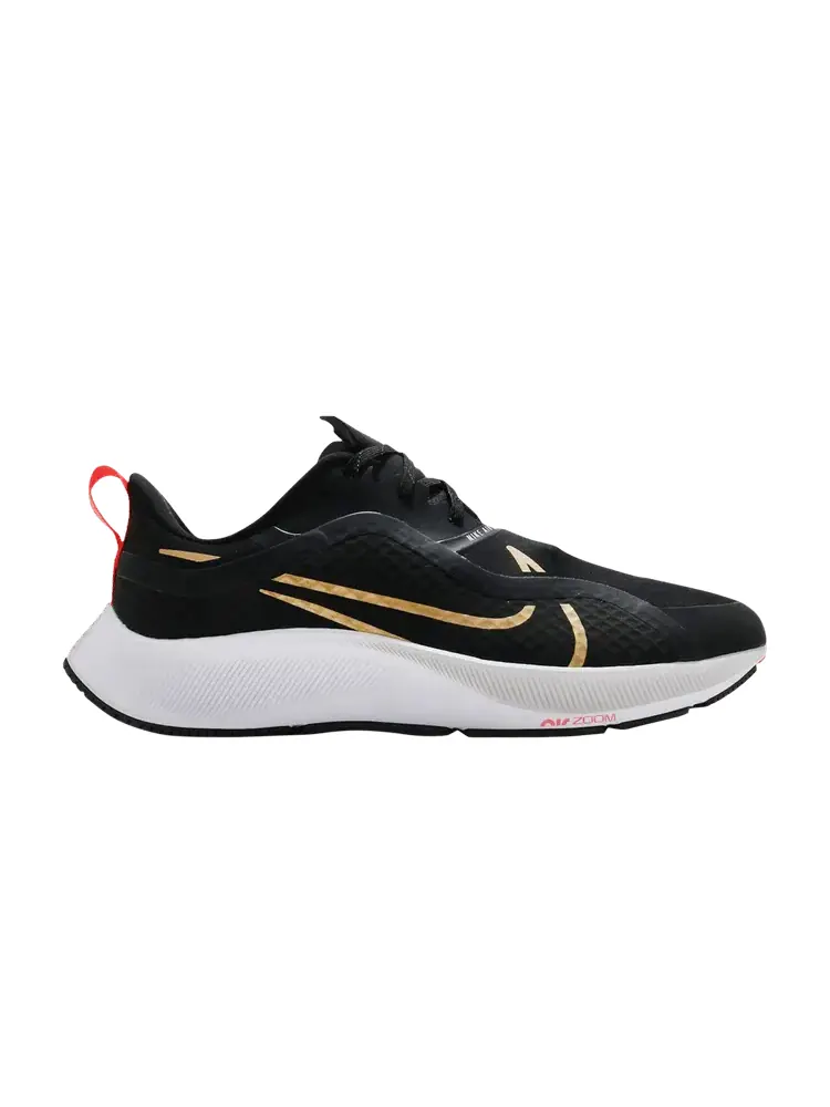 Кроссовки Nike Air Zoom Pegasus 37 Shield — изображение 1 из 1, черный золотистый