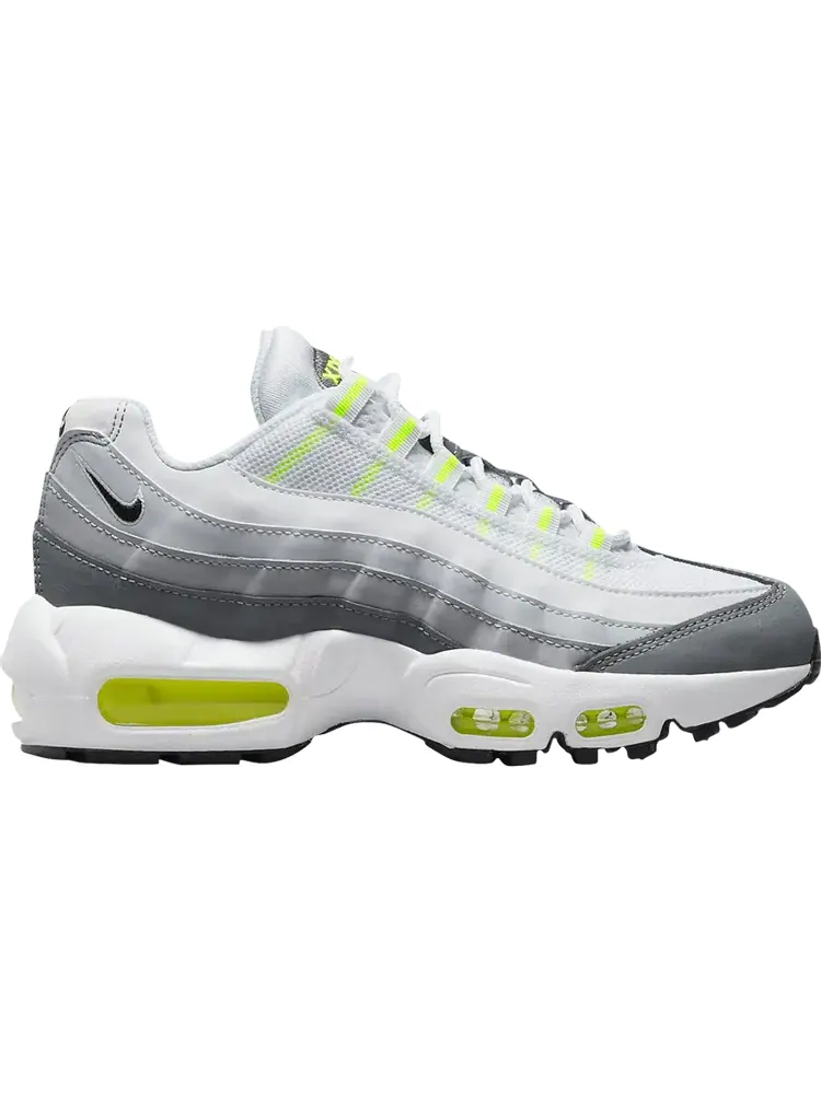 Кроссовки Nike Air Max 95 Recraft GS 'Logos Pack - White Neon' — изображение 1 из 1, белый