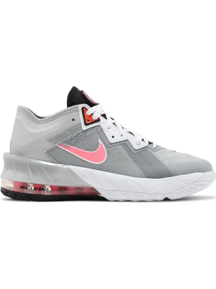 Кроссовки Nike Space Jam x LeBron 18 Low GS 'Bugs x Marvin' — изображение 1 из 8, серый