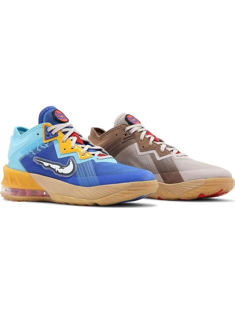 Кроссовки Nike Space Jam x LeBron 18 Low GS 'Wile E. x Roadrunner' — изображение 8 из 8, мульти