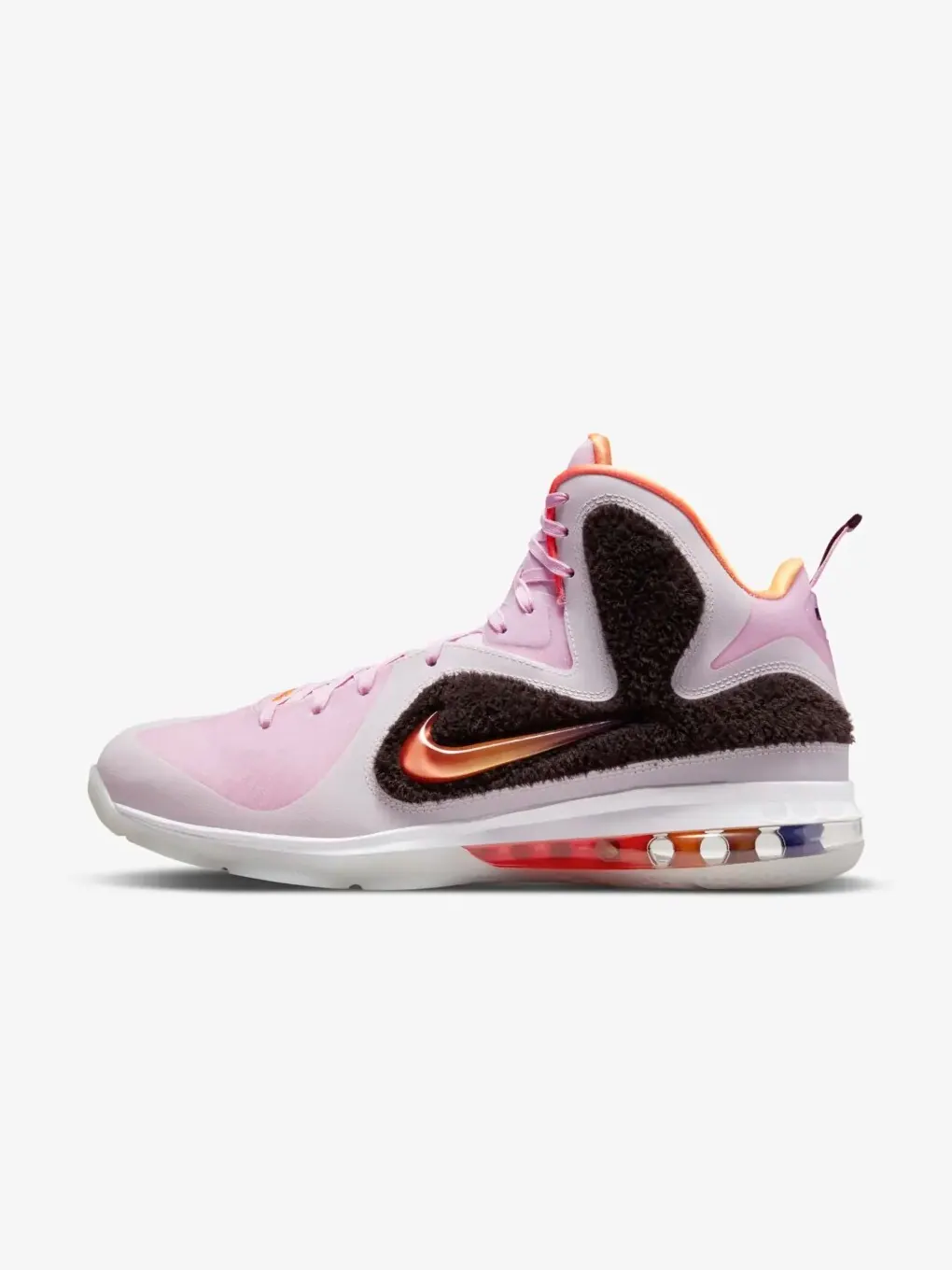 Кроссовки Nike LeBron 9 Retro 'Regal Pink and Velvet Brown' — изображение 1 из 8, розовый
