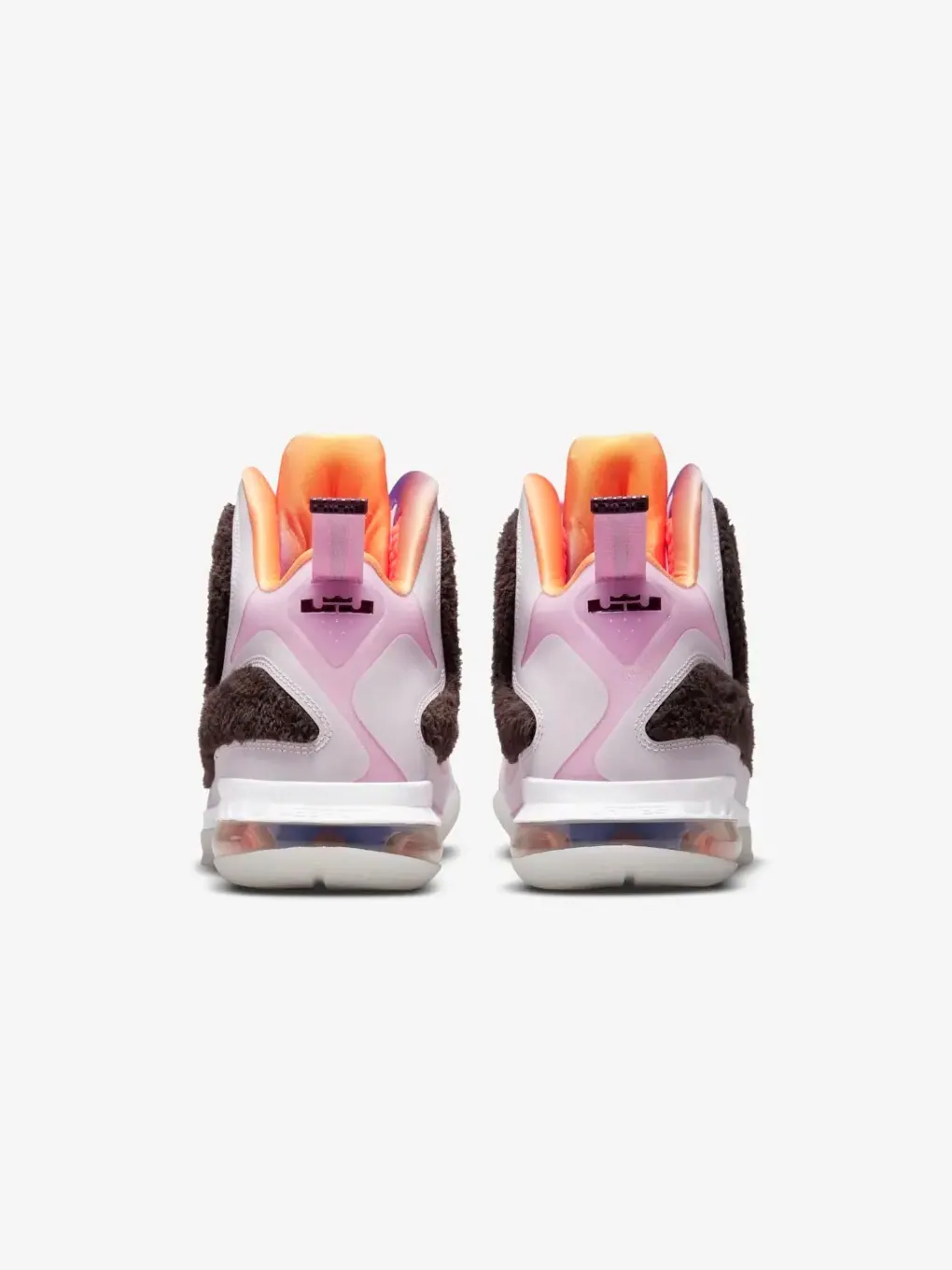 Кроссовки Nike LeBron 9 Retro 'Regal Pink and Velvet Brown' — изображение 5 из 8, розовый