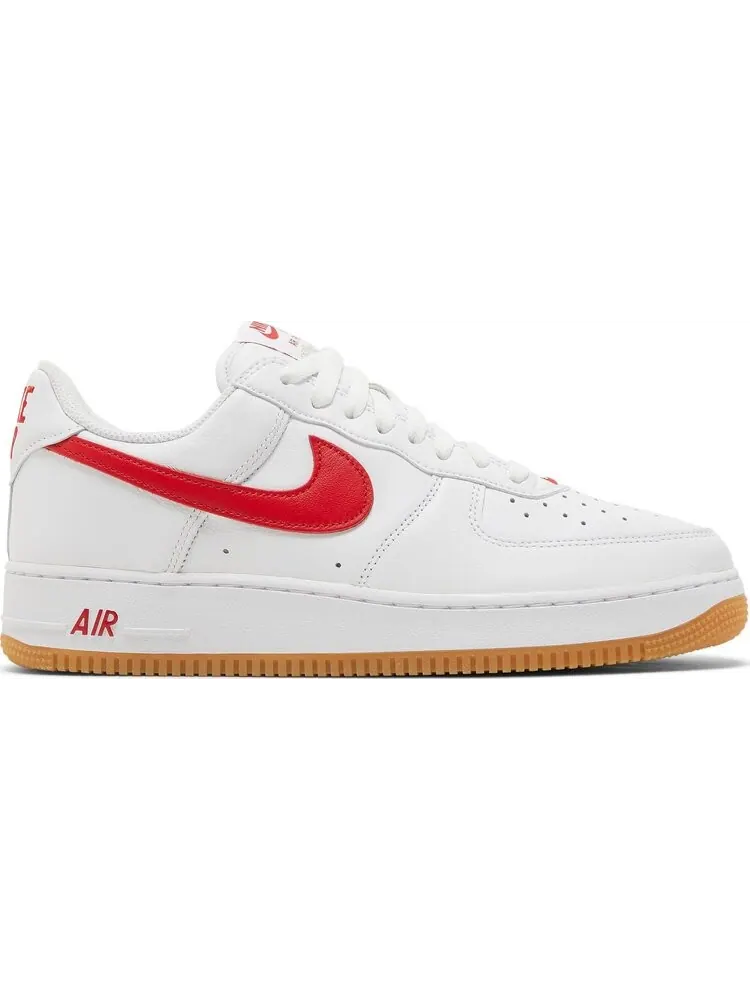 Кроссовки Nike Air Force 1 Low White/University Red — изображение 1 из 8, белый