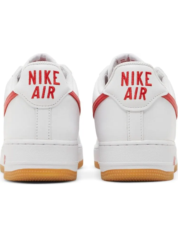 Кроссовки Nike Air Force 1 Low White/University Red — изображение 6 из 8, белый