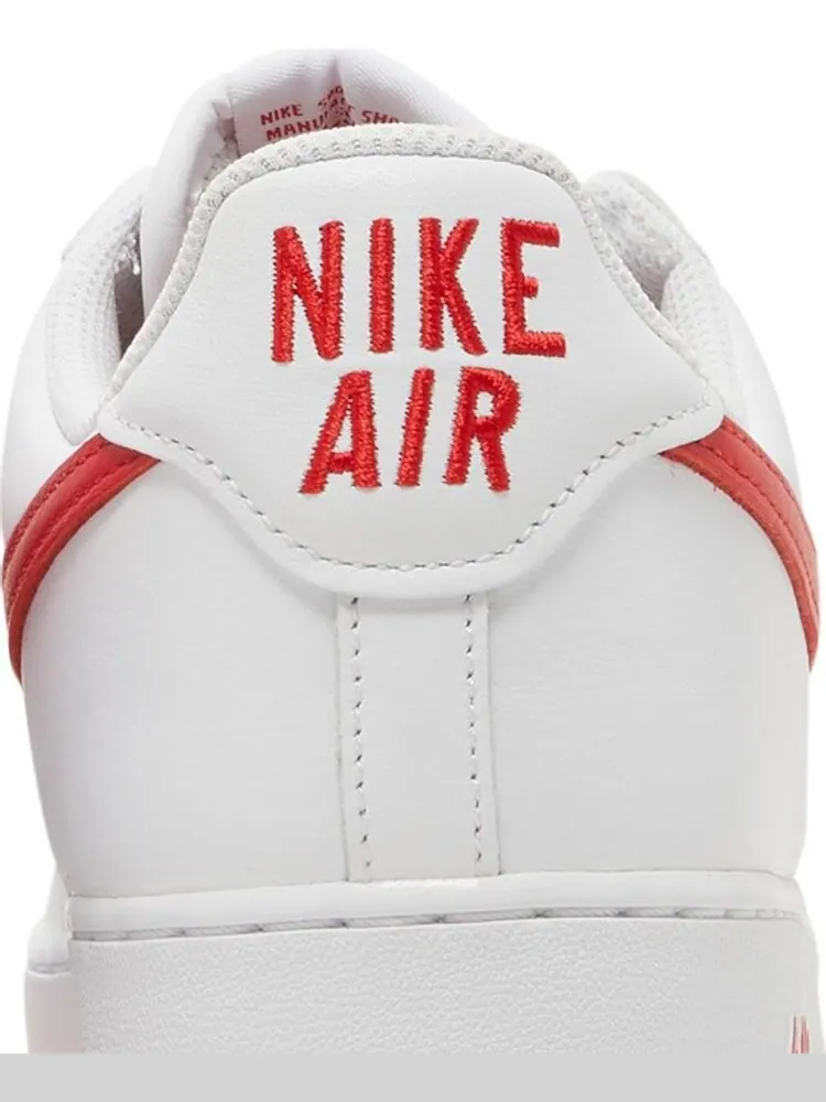 Кроссовки Nike Air Force 1 Low White/University Red — изображение 7 из 8, белый