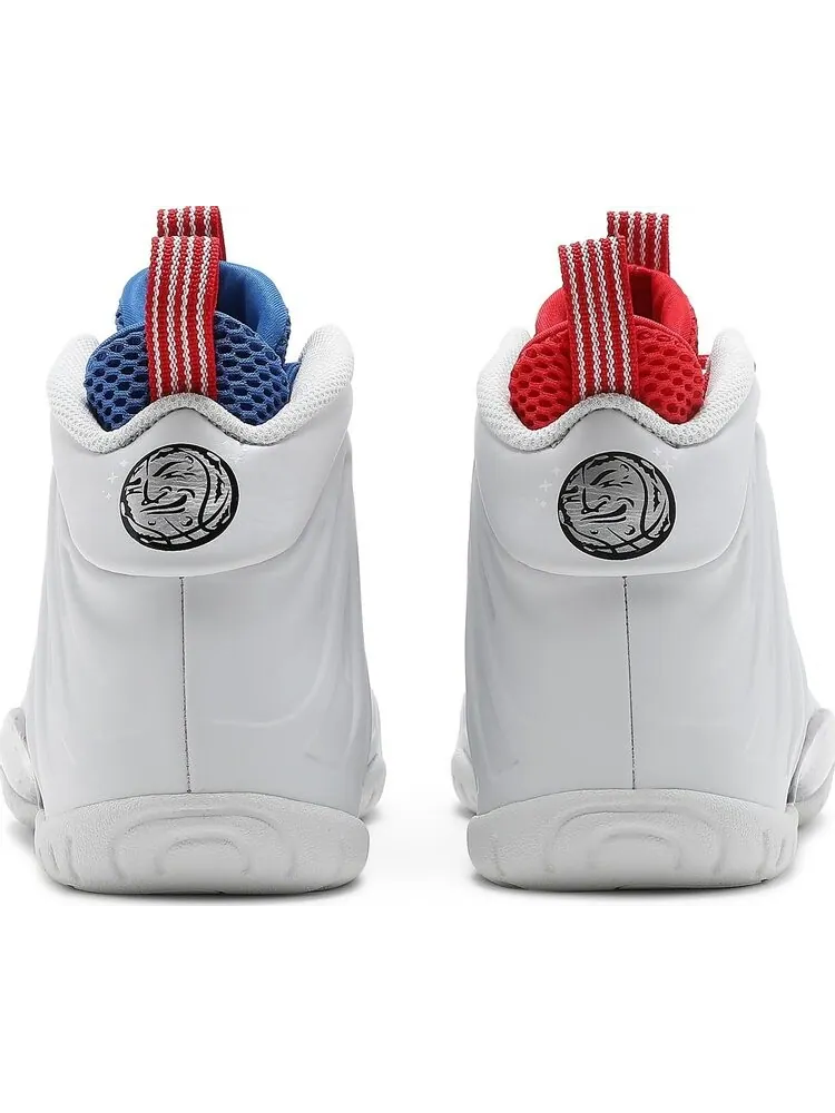 Кроссовки Nike Little Posite One GS 'USA Moon' — изображение 6 из 8, белый