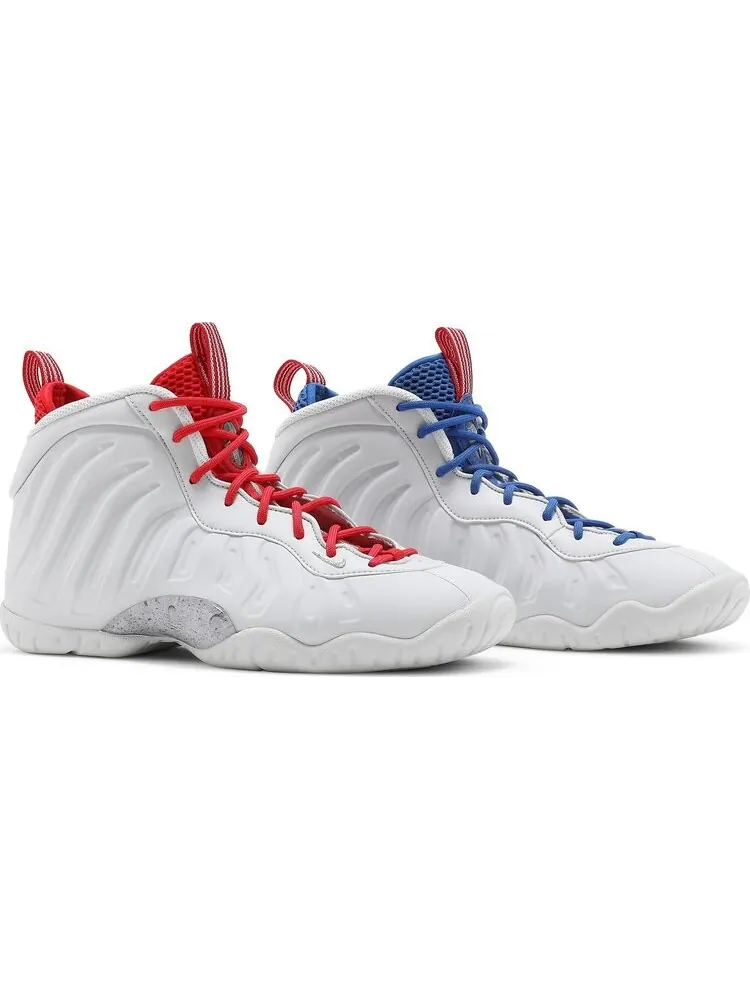 Кроссовки Nike Little Posite One GS 'USA Moon' — изображение 8 из 8, белый