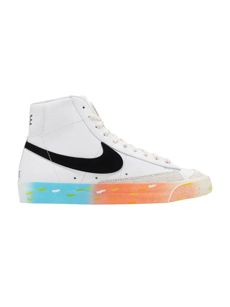 Кроссовки Nike Blazer Mid '77 Vintage 'Make It Count' — изображение 1 из 1, белый/черный//оранжевый