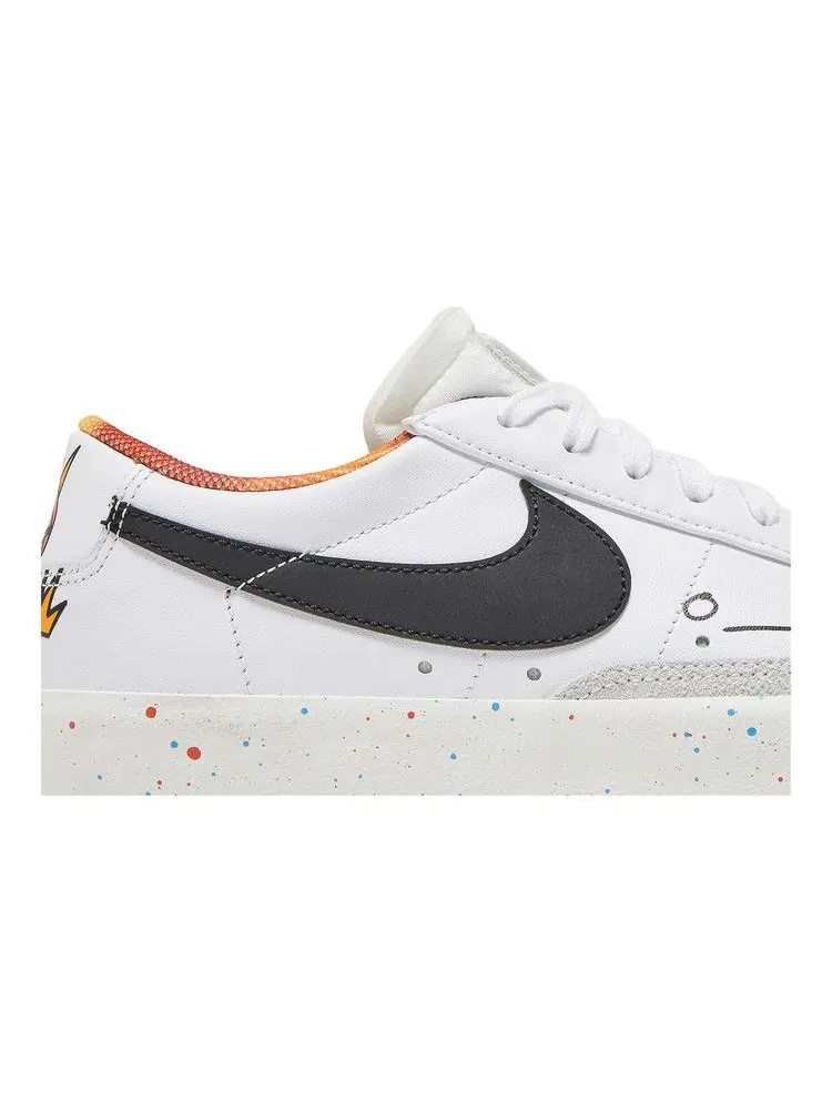 Кроссовки Nike Blazer Low '77 Vintage 'Make it Count' — изображение 3 из 9, белый/черный//оранжевый