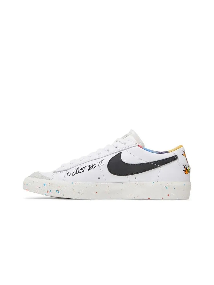 Кроссовки Nike Blazer Low '77 Vintage 'Make it Count' — изображение 4 из 9, белый/черный//оранжевый