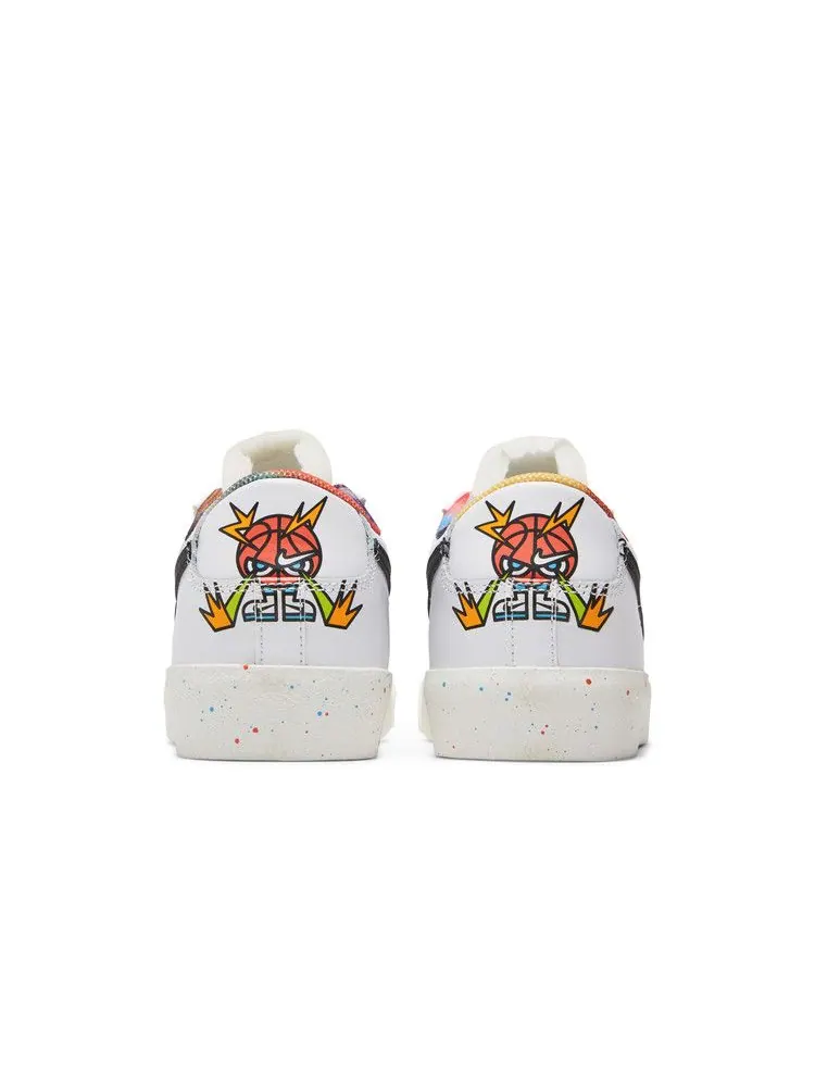 Кроссовки Nike Blazer Low '77 Vintage 'Make it Count' — изображение 7 из 9, белый/черный//оранжевый