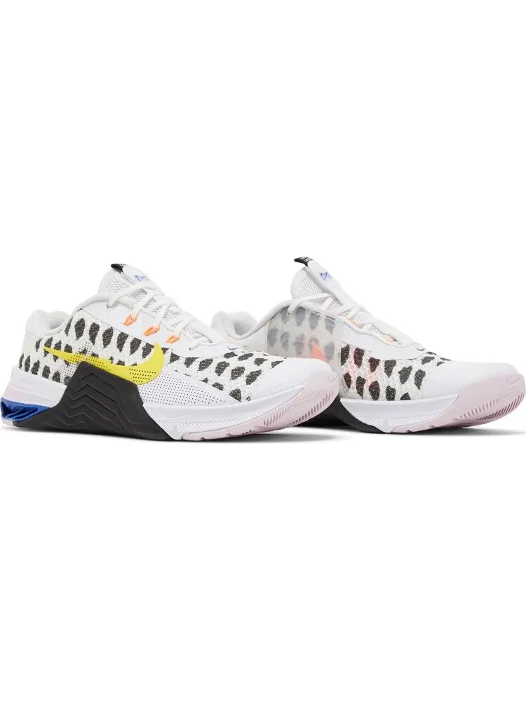 Кроссовки Nike Wmns Metcon 7 'Polka White Yellow Strike — изображение 8 из 8, белый