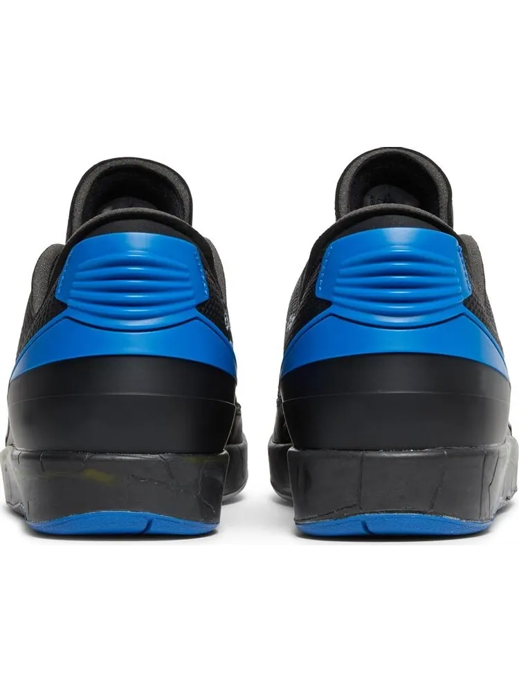 Кроссовки Off-White x Air Jordan 2 Retro Low SP Black Varsity Royal — изображение 6 из 11, черный
