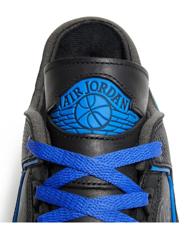Кроссовки Off-White x Air Jordan 2 Retro Low SP Black Varsity Royal — изображение 10 из 11, черный