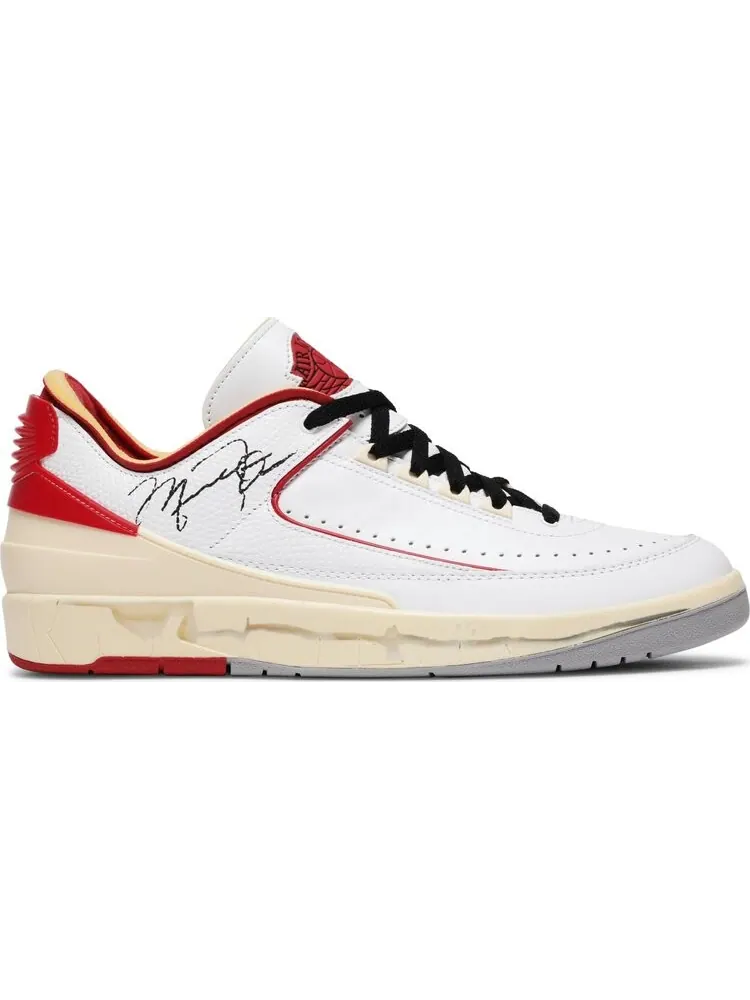 Кроссовки Off-White x Air Jordan 2 Retro Low SP White Varsity Red — изображение 1 из 9, белый