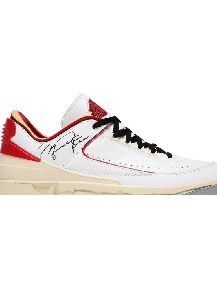 Кроссовки Off-White x Air Jordan 2 Retro Low SP White Varsity Red — изображение 2 из 9, белый