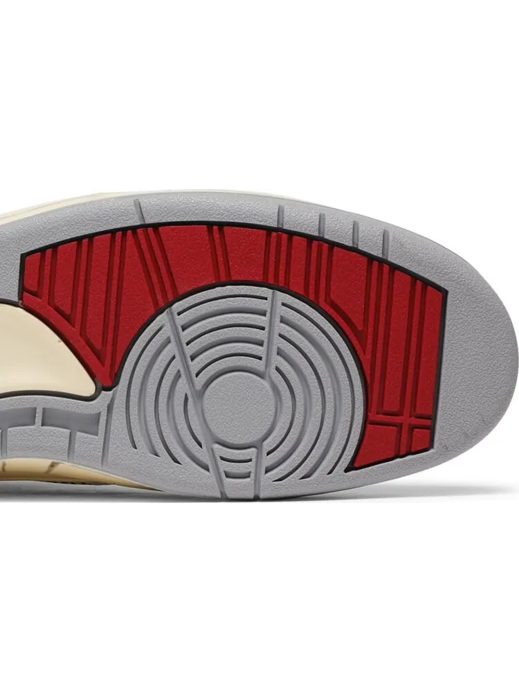 Кроссовки Off-White x Air Jordan 2 Retro Low SP White Varsity Red — изображение 5 из 9, белый