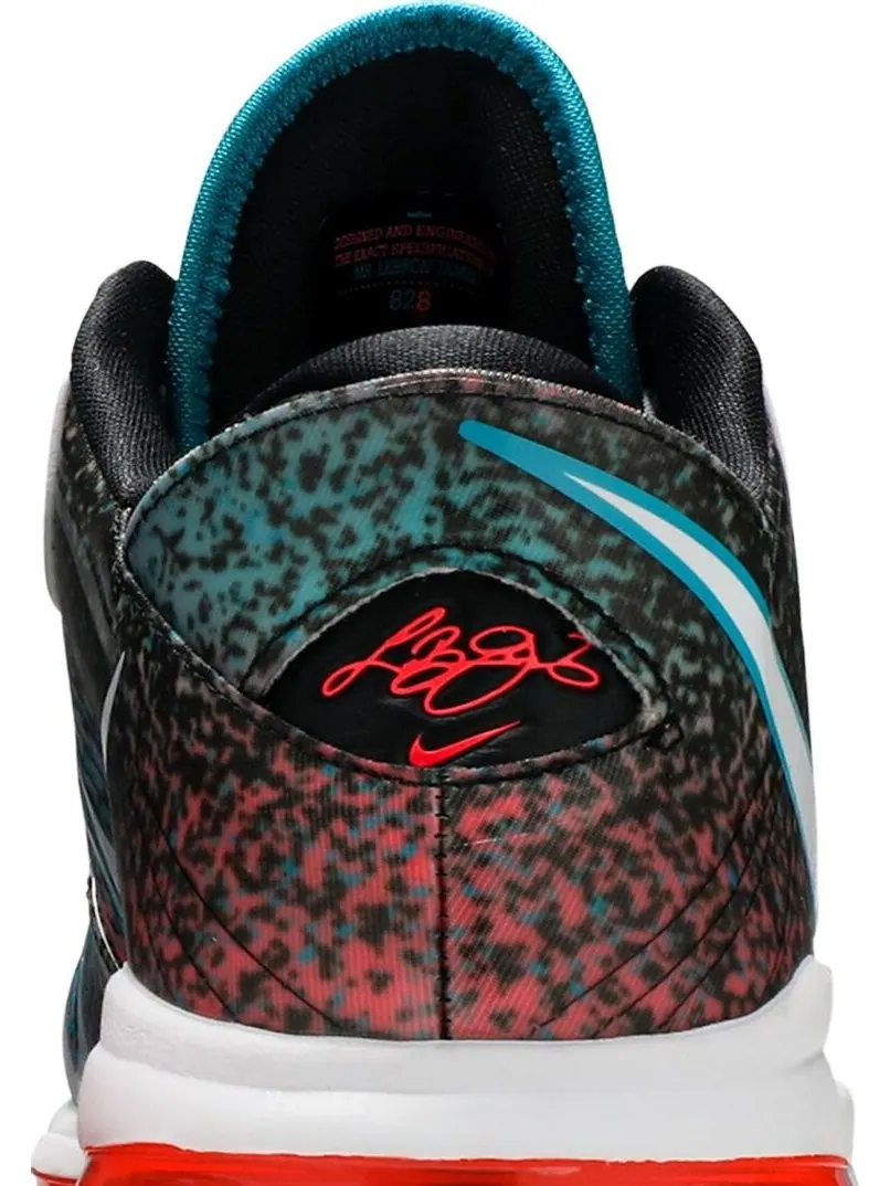 Кроссовки Nike LeBron 8 V/2 Low Retro 'Miami Night' 2021 — изображение 7 из 8, красный