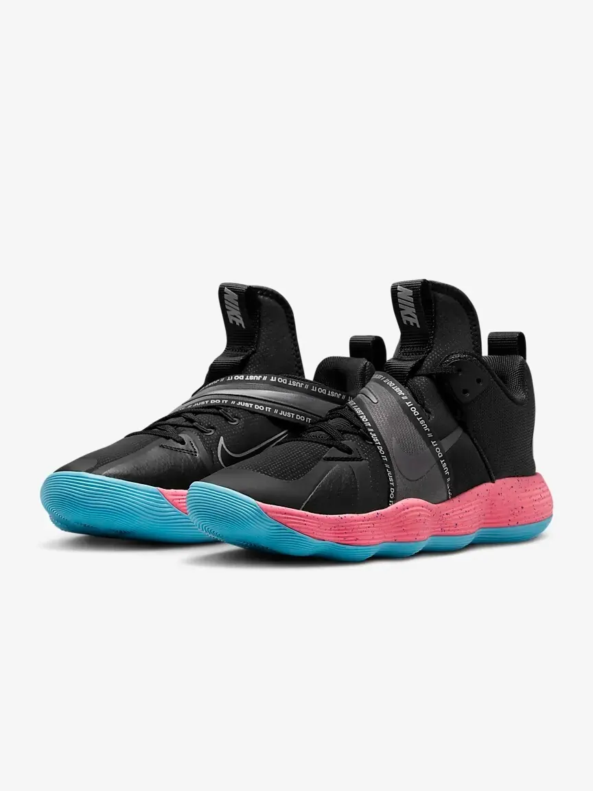 Кроссовки Nike React HyperSet LE — изображение 2 из 9, черный/розовый