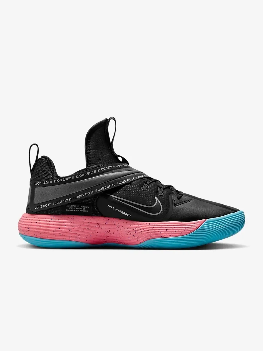 Кроссовки Nike React HyperSet LE — изображение 6 из 9, черный/розовый