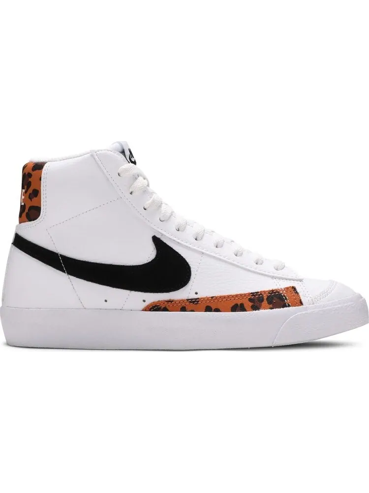 Кроссовки Nike Blazer Mid '77 GS 'White Leopard' — изображение 1 из 8, белый