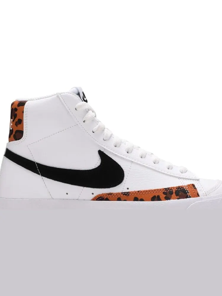 Кроссовки Nike Blazer Mid '77 GS 'White Leopard' — изображение 2 из 8, белый