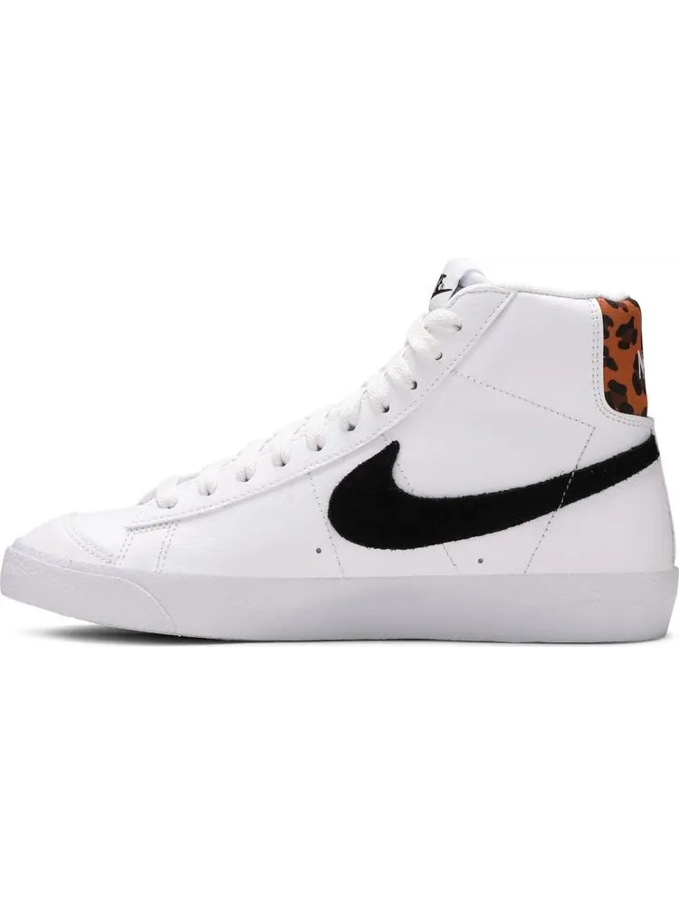 Кроссовки Nike Blazer Mid '77 GS 'White Leopard' — изображение 3 из 8, белый