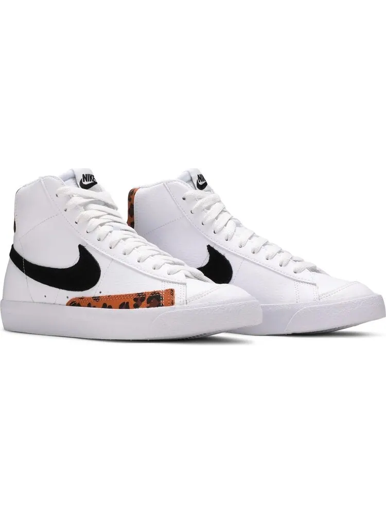 Кроссовки Nike Blazer Mid '77 GS 'White Leopard' — изображение 8 из 8, белый
