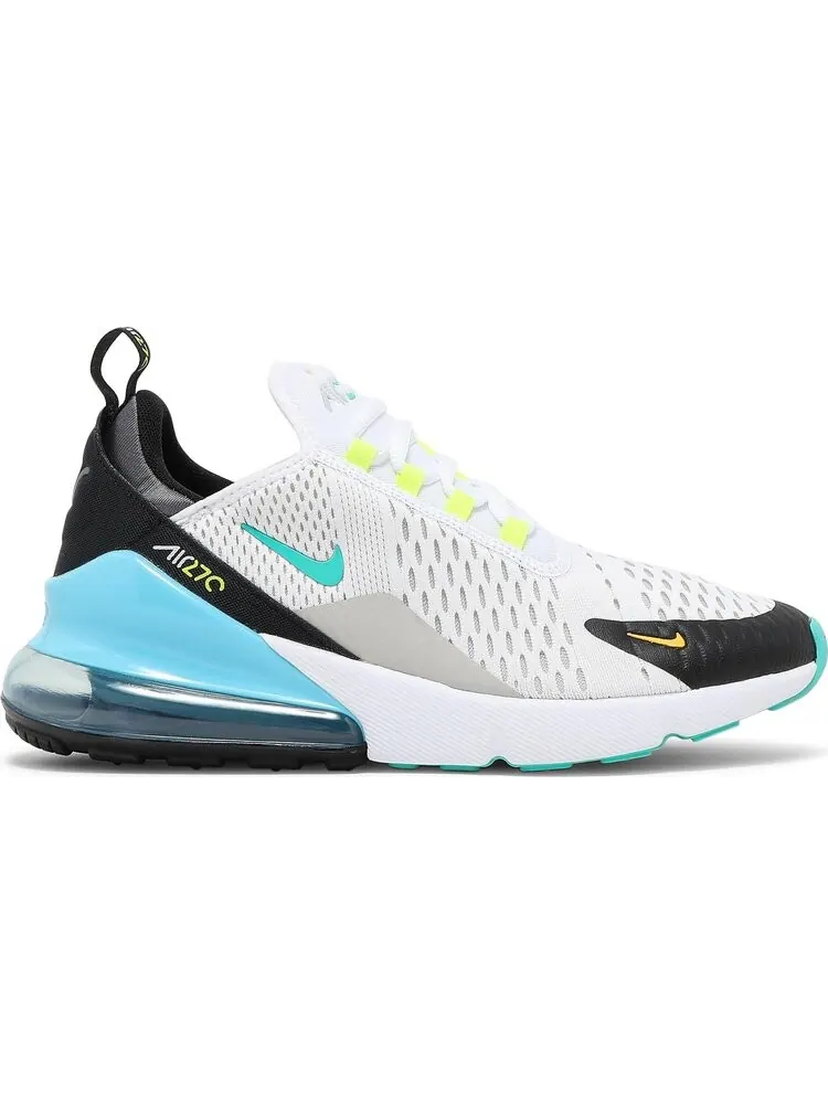 Кроссовки Nike Air Max 270 GS 'White Hyper Jade' — изображение 1 из 8, белый