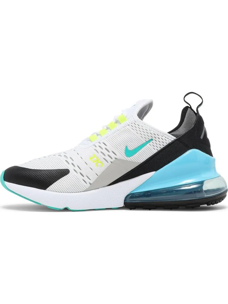 Кроссовки Nike Air Max 270 GS 'White Hyper Jade' — изображение 3 из 8, белый