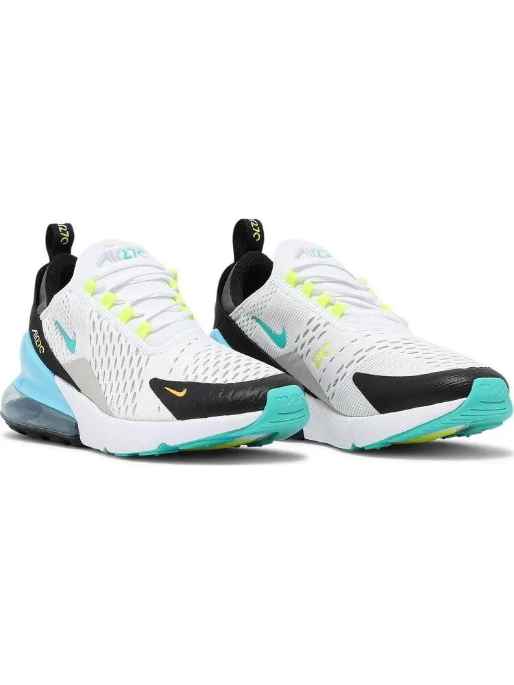 Кроссовки Nike Air Max 270 GS 'White Hyper Jade' — изображение 8 из 8, белый