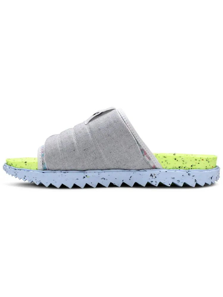 Шлепанцы Nike Asuna Crater Slide 'Volt' — изображение 3 из 8, серый