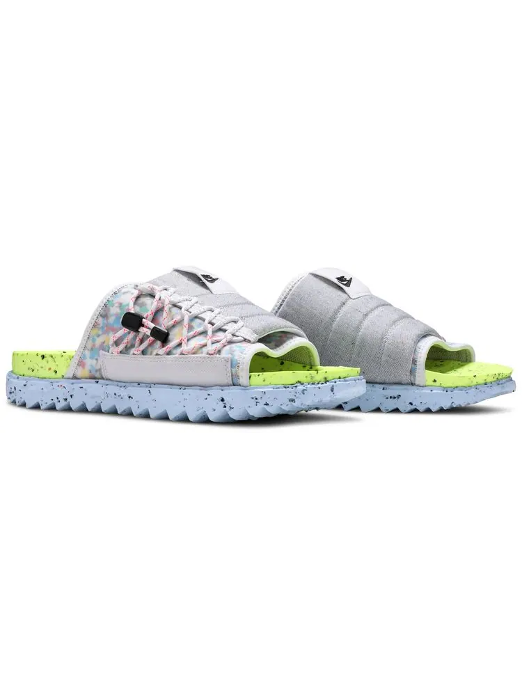 Шлепанцы Nike Asuna Crater Slide 'Volt' — изображение 8 из 8, серый