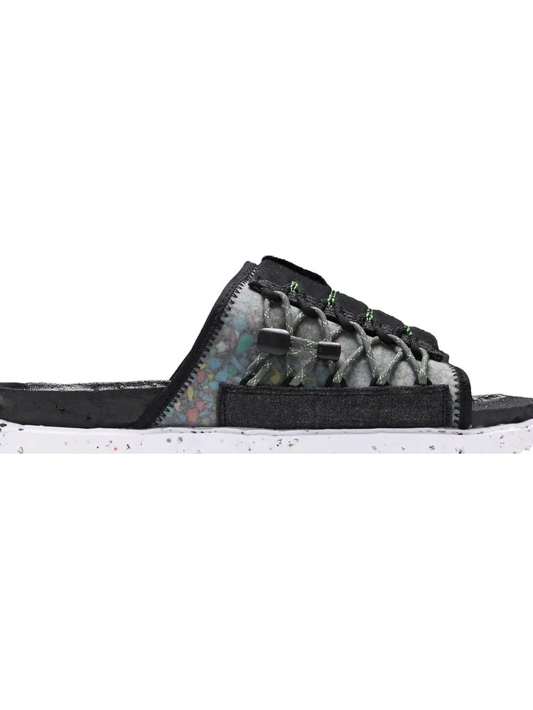Сандалии Nike Asuna Crater Slide 'Black' — изображение 2 из 8, черный