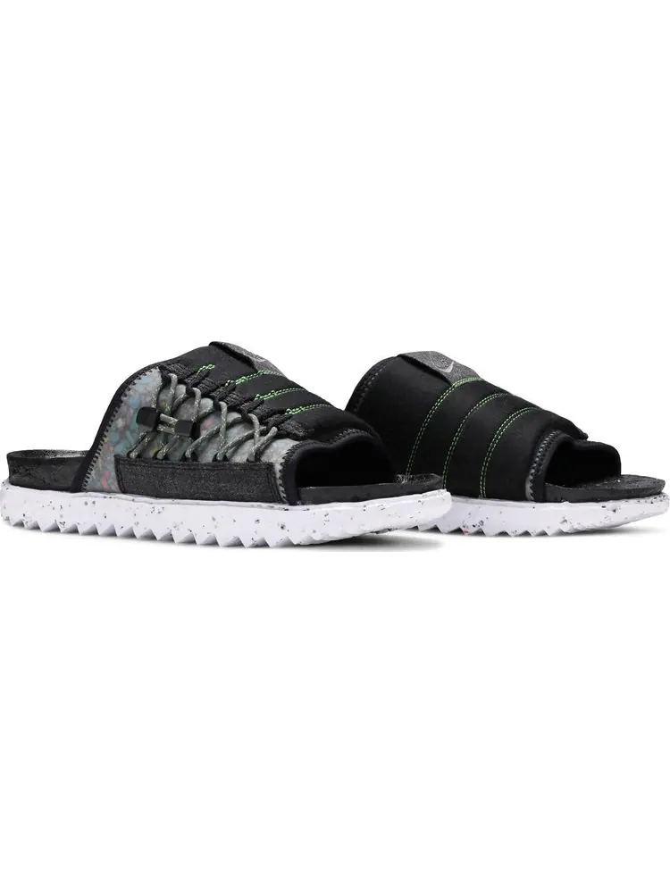 Сандалии Nike Asuna Crater Slide 'Black' — изображение 8 из 8, черный