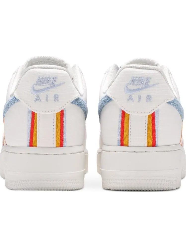 Кроссовки Nike Wmns Air Force 1 Low 'Sail Denim Swoosh' — изображение 6 из 8, бежевый