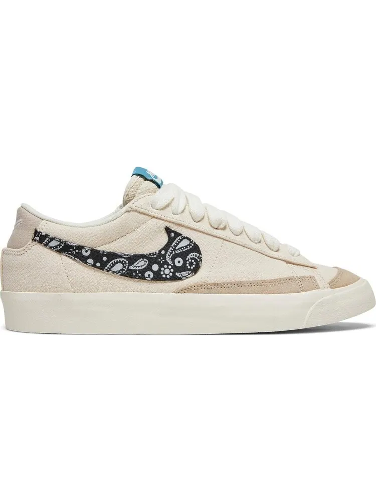 Кроссовки Nike Blazer Low '77 Vintage 'Paisley Swoosh' — изображение 1 из 8, бежевый