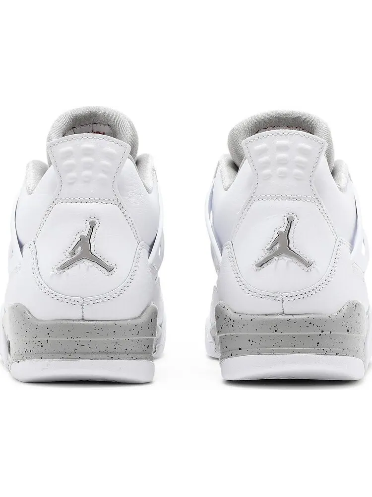 Кроссовки Air Jordan 4 Retro GS White Oreo — изображение 6 из 8, серый