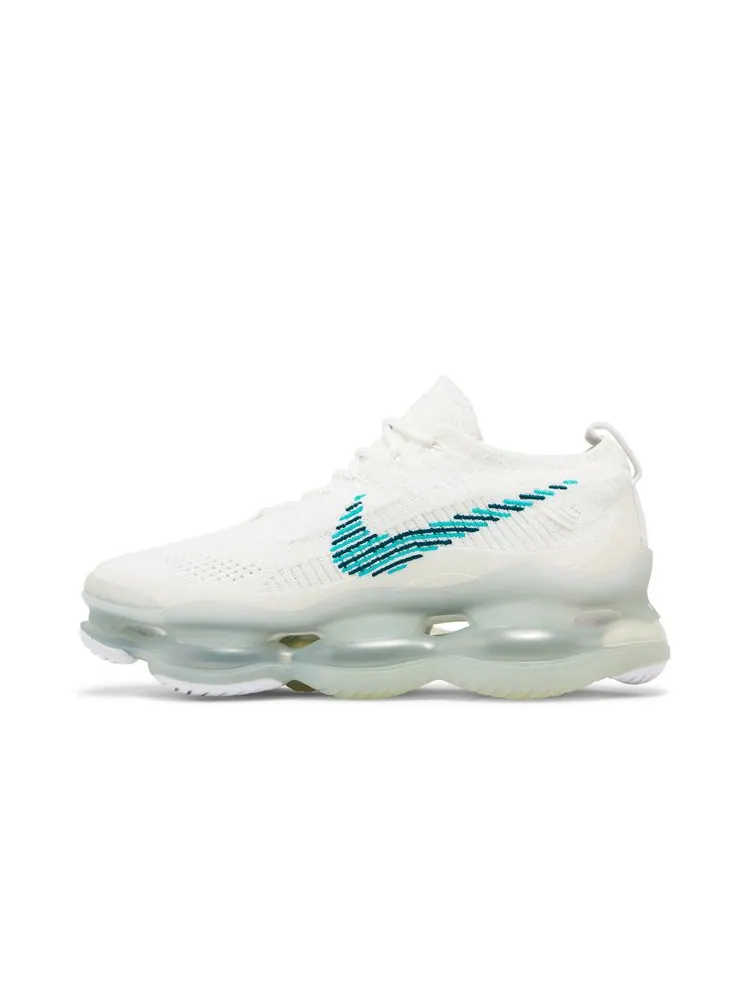 Кроссовки Air Max Scorpion Flyknit 'White Clear Emerald' — изображение 3 из 8, белый прозрачный