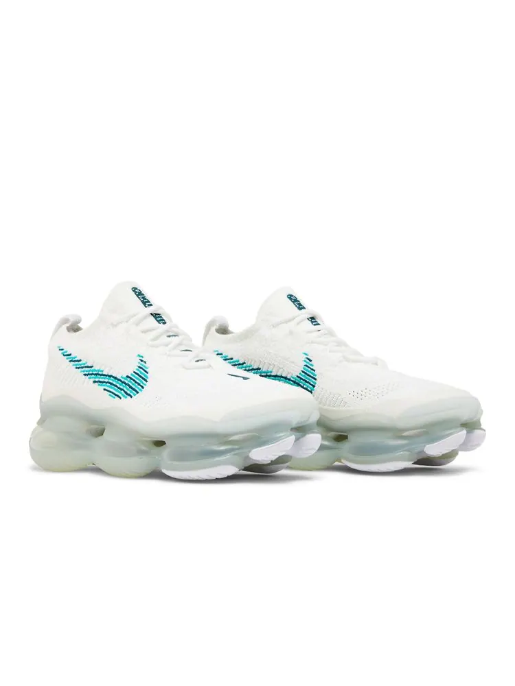 Кроссовки Air Max Scorpion Flyknit 'White Clear Emerald' — изображение 8 из 8, белый прозрачный