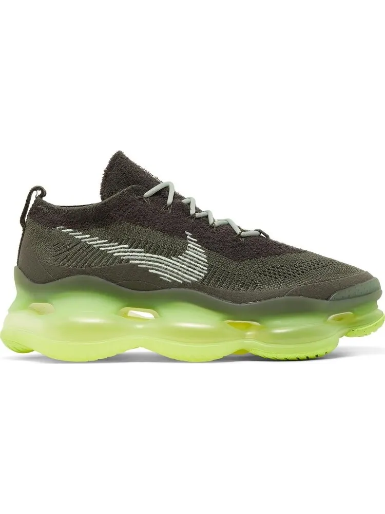Кроссовки Air Max Scorpion Flyknit 'Cargo Khaki Volt' — изображение 1 из 4, зеленый