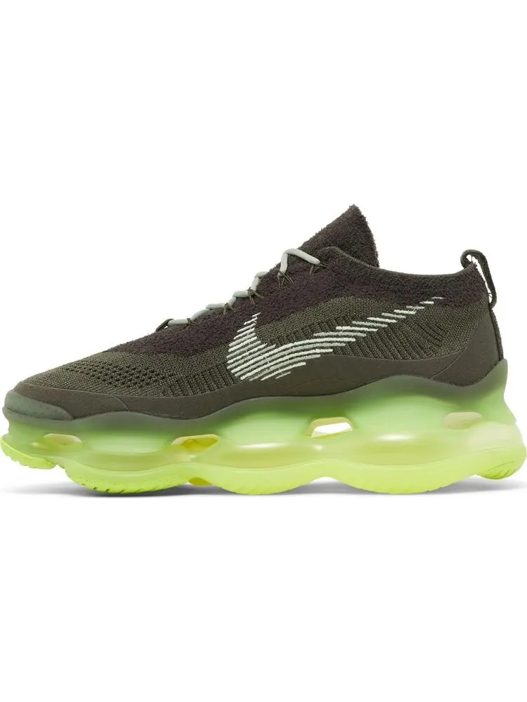 Кроссовки Air Max Scorpion Flyknit 'Cargo Khaki Volt' — изображение 3 из 4, зеленый