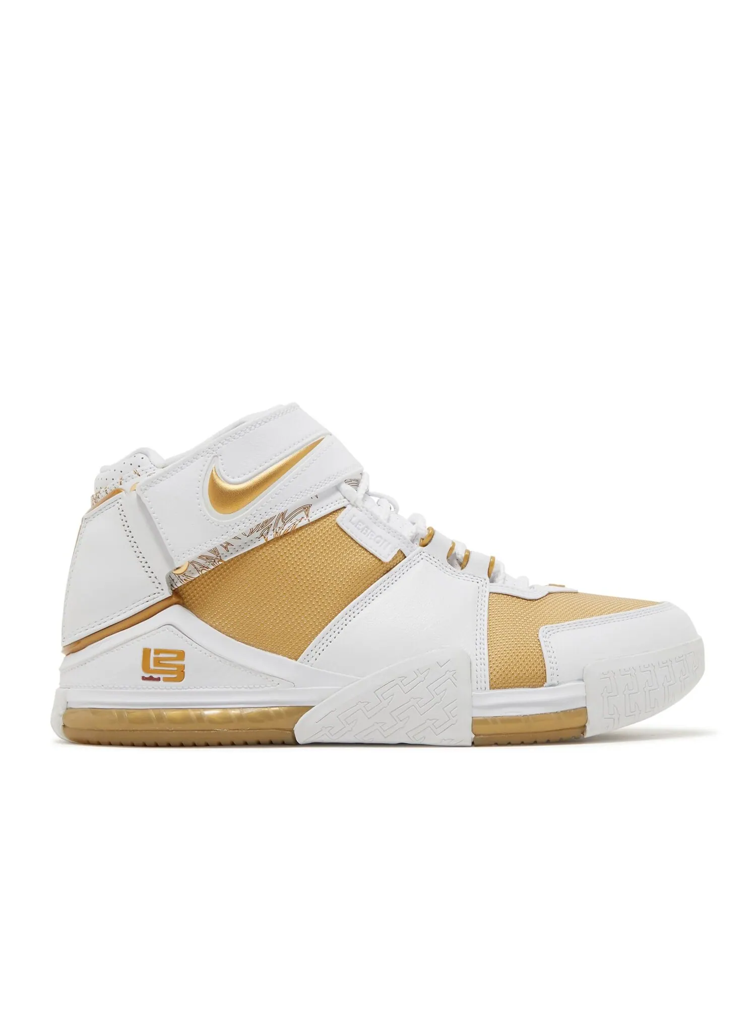Кроссовки Nike Zoom Lebron 2 Retro 'Maccabi' 2022 — изображение 1 из 4, белый